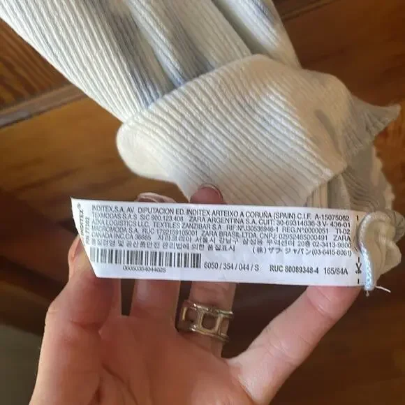 Zara Asymmetrical Ribbed Tie Dye Dress - Picture 8 of 11